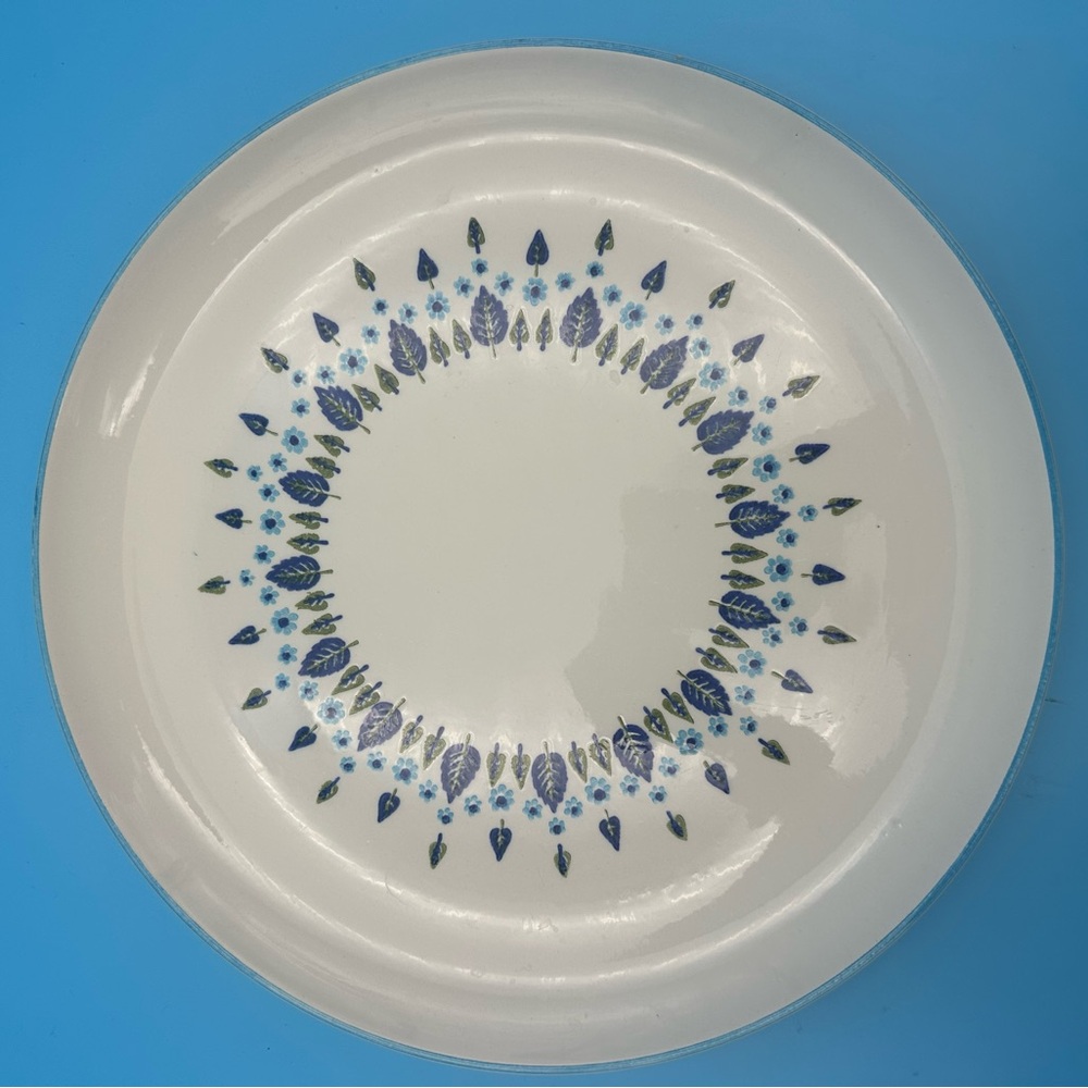 Vintage Marcrest Mid Century Modern Swiss Alpine Serving Plate 11 1/2” Diameter
